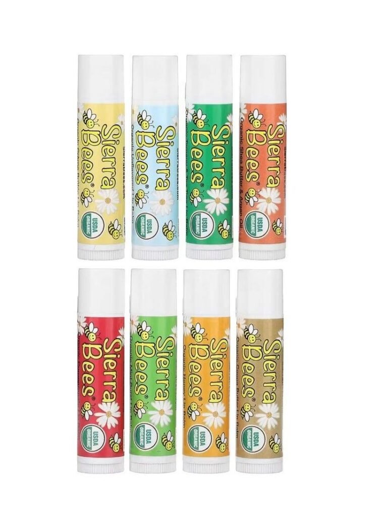 Sierra Bees organic lip balm variety pack (8 count)
