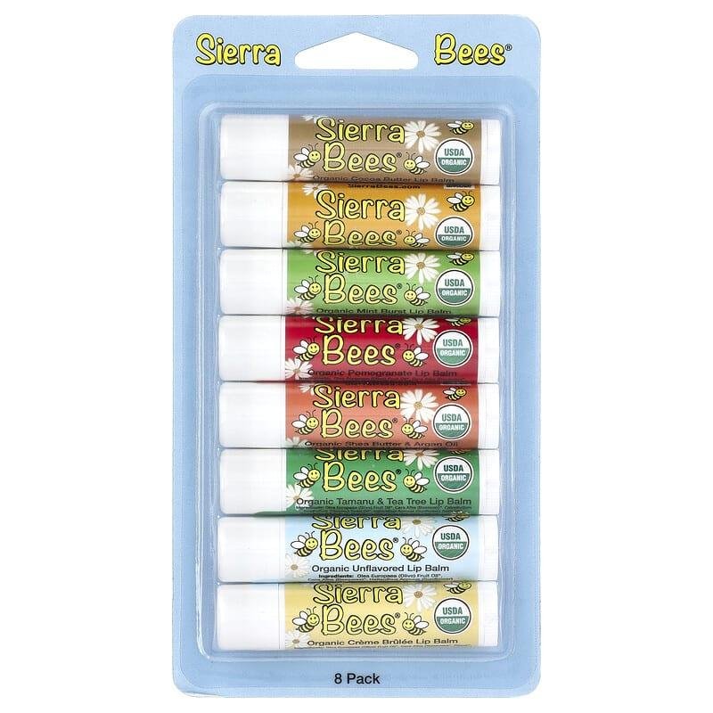 Sierra Bees organic lip balm variety pack (8 count)