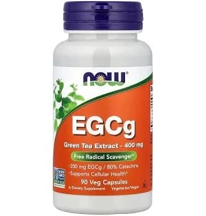 Bottle of NOW Foods EGCg Green Tea Extract 400 mg