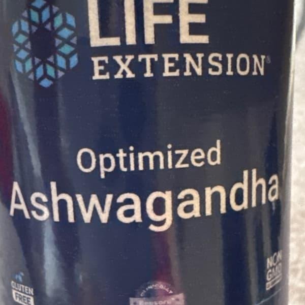 Life Extension Optimized Ashwagandha label