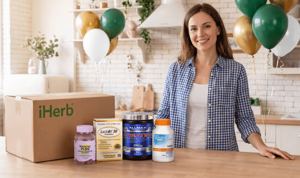 iHerb Rewards Credit deal with supplements